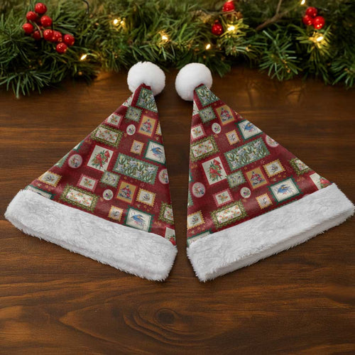 Aussie Birds Christmas La La Land Christmas Santa Hat Red Vintage Stamp Edition - Aussie Hoodie