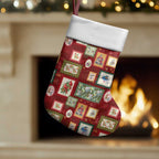 Aussie Birds Christmas La La Land Christmas Stocking Red Vintage Stamp Edition - Aussie Hoodie