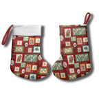Aussie Birds Christmas La La Land Christmas Stocking Red Vintage Stamp Edition - Aussie Hoodie