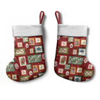 Aussie Birds Christmas La La Land Christmas Stocking Red Vintage Stamp Edition - Aussie Hoodie