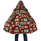 Aussie Birds Christmas La La Land Cloak Red Vintage Stamp Edition - Aussie Hoodie