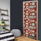 Aussie Birds Christmas La La Land Door Cover Red Vintage Stamp Edition - Aussie Hoodie