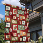 Aussie Birds Christmas La La Land Garden Flag Red Vintage Stamp Edition - Aussie Hoodie