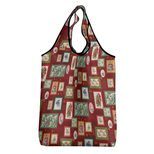 Aussie Birds Christmas La La Land Grocery Bag Red Vintage Stamp Edition - Aussie Hoodie