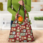 Aussie Birds Christmas La La Land Grocery Bag Red Vintage Stamp Edition - Aussie Hoodie