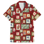 Aussie Birds Christmas La La Land Hawaiian Shirt Red Vintage Stamp Edition - Aussie Hoodie