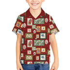 Aussie Birds Christmas La La Land Hawaiian Shirt Red Vintage Stamp Edition - Aussie Hoodie