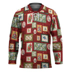 Aussie Birds Christmas La La Land Hockey Jersey Red Vintage Stamp Edition - Aussie Hoodie