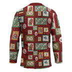 Aussie Birds Christmas La La Land Hockey Jersey Red Vintage Stamp Edition - Aussie Hoodie