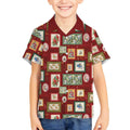 Aussie Birds Christmas La La Land Kid Hawaiian Shirt Red Vintage Stamp Edition - Aussie Hoodie