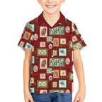 Aussie Birds Christmas La La Land Kid Hawaiian Shirt Red Vintage Stamp Edition - Aussie Hoodie