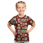 Aussie Birds Christmas La La Land Kid T Shirt Red Vintage Stamp Edition - Aussie Hoodie