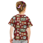 Aussie Birds Christmas La La Land Kid T Shirt Red Vintage Stamp Edition - Aussie Hoodie