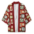 Aussie Birds Christmas La La Land Kimono Red Vintage Stamp Edition - Aussie Hoodie