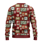 Aussie Birds Christmas La La Land Ugly Christmas Sweater Red Vintage Stamp Edition - Aussie Hoodie