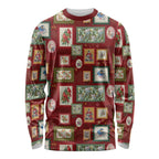 Aussie Birds Christmas La La Land Long Sleeve Shirt Red Vintage Stamp Edition - Aussie Hoodie