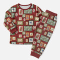 Aussie Birds Christmas La La Land Christmas Pajama Set Red Vintage Stamp Edition - Aussie Hoodie