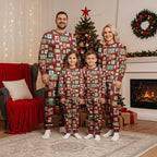Aussie Birds Christmas La La Land Christmas Pajama Set Red Vintage Stamp Edition - Aussie Hoodie