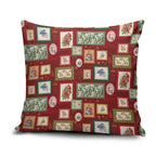 Aussie Birds Christmas La La Land Pillow Cover Red Vintage Stamp Edition - Aussie Hoodie