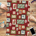 Aussie Birds Christmas La La Land Puzzle Red Vintage Stamp Edition - Aussie Hoodie