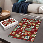Aussie Birds Christmas La La Land Puzzle Red Vintage Stamp Edition - Aussie Hoodie