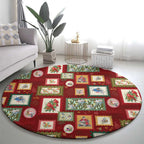 Aussie Birds Christmas La La Land Round Carpet Red Vintage Stamp Edition - Aussie Hoodie