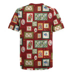Aussie Birds Christmas La La Land Rugby Jersey Red Vintage Stamp Edition - Aussie Hoodie