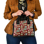 Aussie Birds Christmas La La Land Shoulder Handbag Red Vintage Stamp Edition - Aussie Hoodie