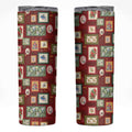 Aussie Birds Christmas La La Land Skinny Tumbler Red Vintage Stamp Edition - Aussie Hoodie
