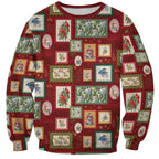 Aussie Birds Christmas La La Land Sweatshirt Red Vintage Stamp Edition - Aussie Hoodie