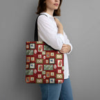 Aussie Birds Christmas La La Land Tote Bag Red Vintage Stamp Edition - Aussie Hoodie