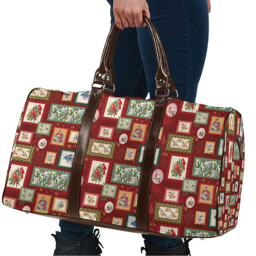 Aussie Birds Christmas La La Land Travel Bag Red Vintage Stamp Edition - Aussie Hoodie