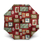 Aussie Birds Christmas La La Land Umbrella Red Vintage Stamp Edition - Aussie Hoodie