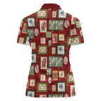 Aussie Birds Christmas La La Land Women Polo Shirt Red Vintage Stamp Edition - Aussie Hoodie