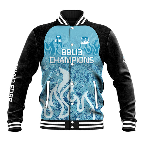 Custom Brisbane Heat Champions BBL13 Baseball Jacket