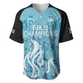 Custom Brisbane Heat Champions BBL13 Baseball Jersey
