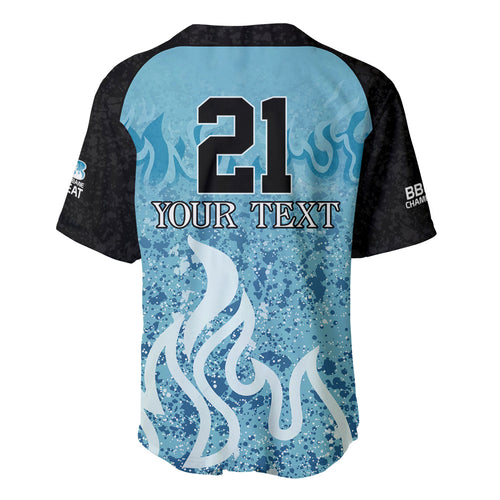 Custom Brisbane Heat Champions BBL13 Baseball Jersey
