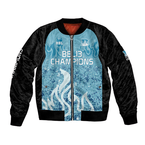 Custom Brisbane Heat Champions BBL13 Bomber Jacket