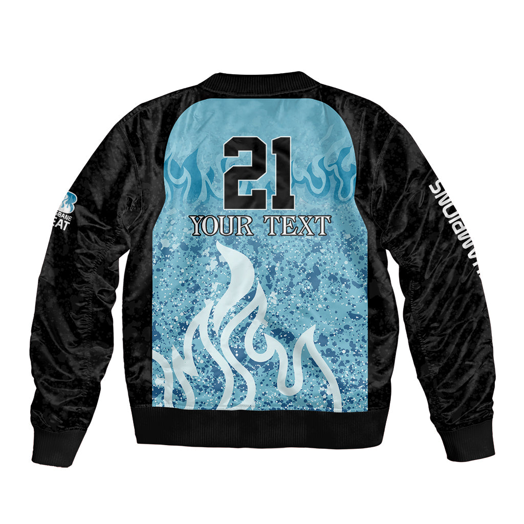 Custom Brisbane Heat Champions BBL13 Bomber Jacket