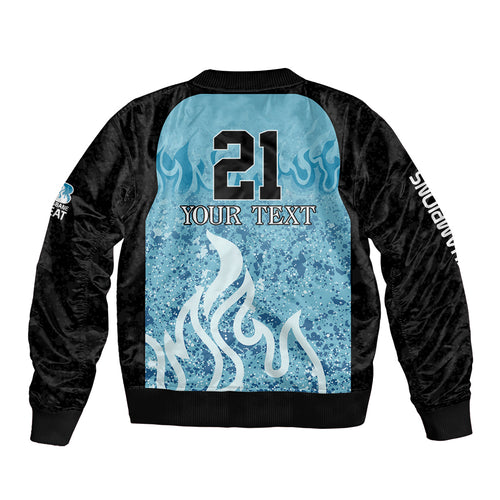 Custom Brisbane Heat Champions BBL13 Bomber Jacket