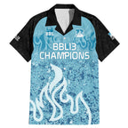 Custom Brisbane Heat Champions BBL13 Family Matching Mermaid Dress and Hawaiian Shirt