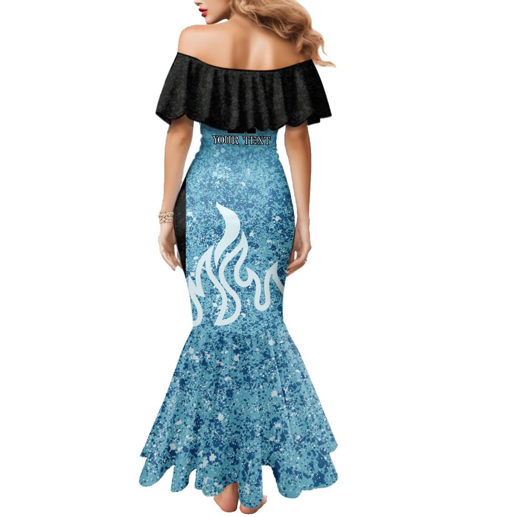 Custom Brisbane Heat Champions BBL13 Family Matching Mermaid Dress and Hawaiian Shirt