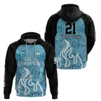 Custom Brisbane Heat Champions BBL13 Hoodie