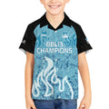 Custom Brisbane Heat Champions BBL13 Kid Hawaiian Shirt
