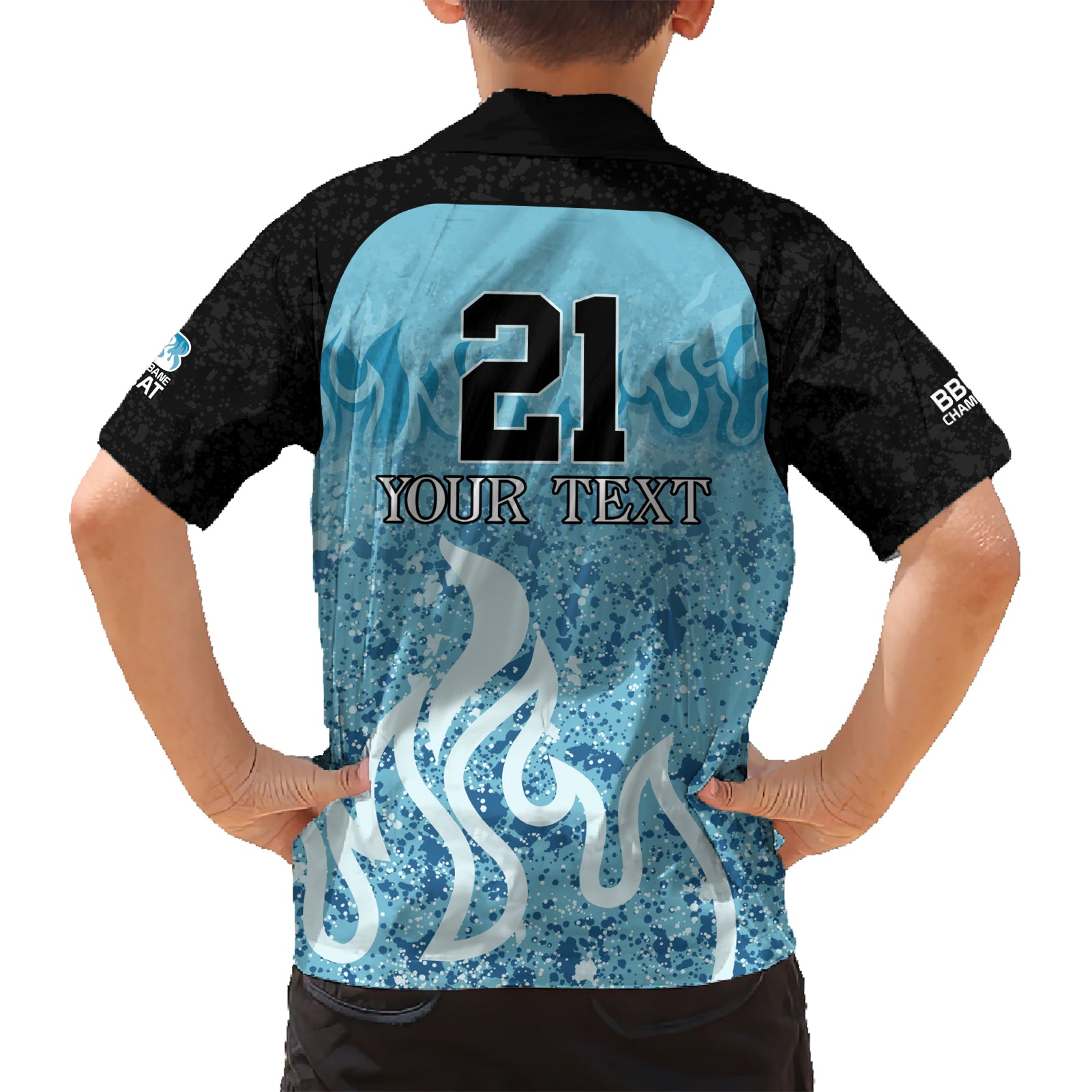 Custom Brisbane Heat Champions BBL13 Kid Hawaiian Shirt