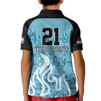 Custom Brisbane Heat Champions BBL13 Kid Polo Shirt