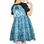 Custom Brisbane Heat Champions BBL13 Kid Short Sleeve Dress