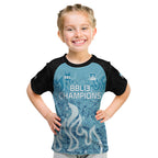 Custom Brisbane Heat Champions BBL13 Kid T Shirt