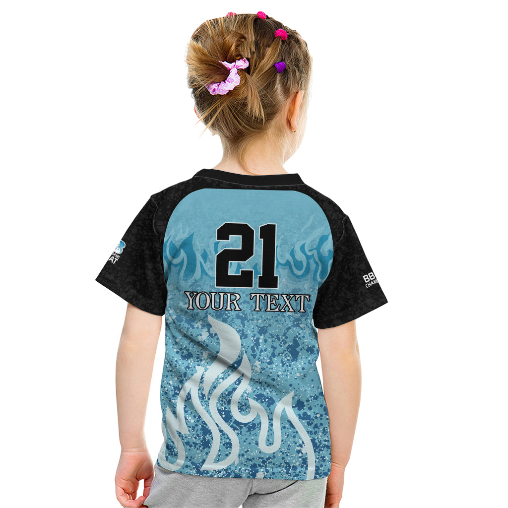 Custom Brisbane Heat Champions BBL13 Kid T Shirt