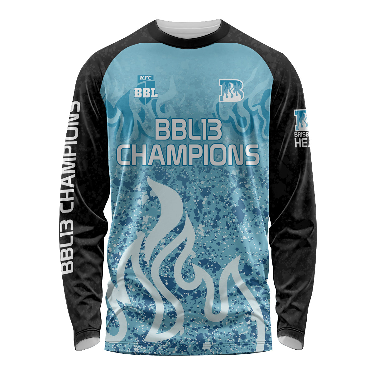 Custom Brisbane Heat Champions BBL13 Long Sleeve Shirt